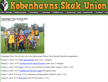 Tablet Screenshot of kobenhavnsskakunion.dk